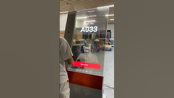 #oled Transparent OLED payment kiosk with payment gateway way system #OLED #transparentoled #kiosk