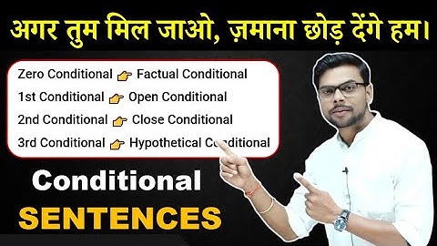 Conditional Sentences | Types of Conditional Sentences | English Grammar | Spoken English