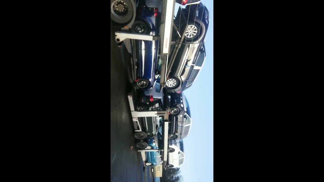 VOLKSWAGEN. ПОГРУЗКА МАШИН НА АВТОВОЗ. Погрузка 8 машин с секретами ...