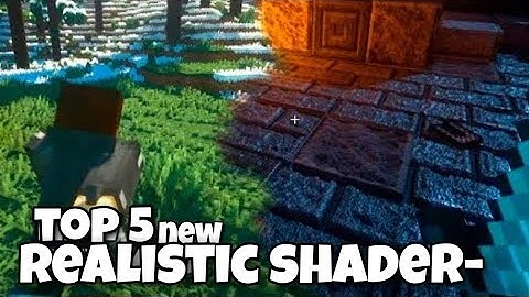 Top 10 realistic shader for minecraft pe 1.19 | realistic shader for mcpe 1.19 | mcpe rtx shader