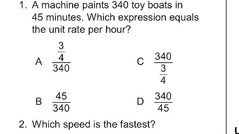 7R Module 4 Study Guide Problems 1 & 2
