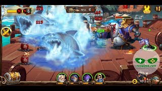 Pirate Heroes: Siege of Atlantis (Android APK) - Strategy RPG Gameplay screenshot 4