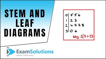 Stem and leaf diagrams | ExamSolutions