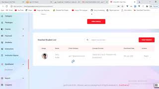 After enroll admin dashboard enroll and revenue logs and enroll rejection | InfixLMS