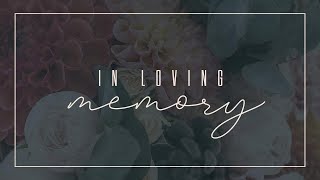 Memorial Service Honoring Barbara Thompson