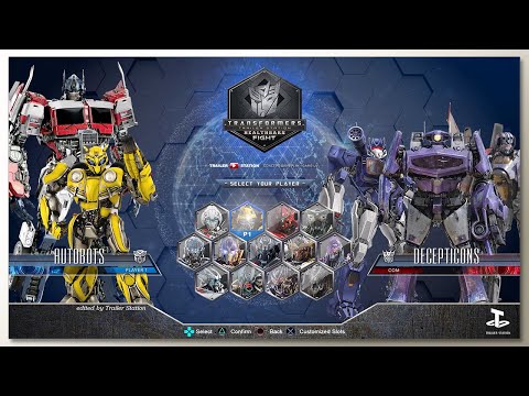 Autobots vs Decepticons @Cybertron with Healthbars