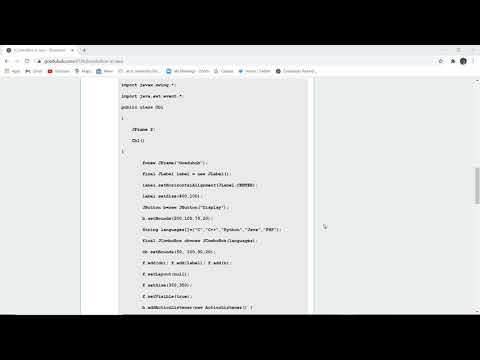 JComboBox in Java