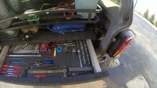 Jeep cherokee tool box/overland setup