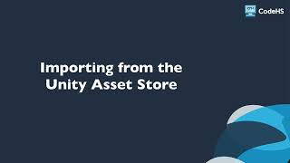 2.5.1 Importing Assets