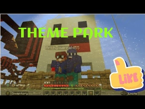 New insane theme park (MINECRAFT) - YouTube