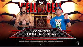 WWE 2K24 FULL MATCH —  Drew McIntyre vs. John Cena  — WWE  Title Match!'