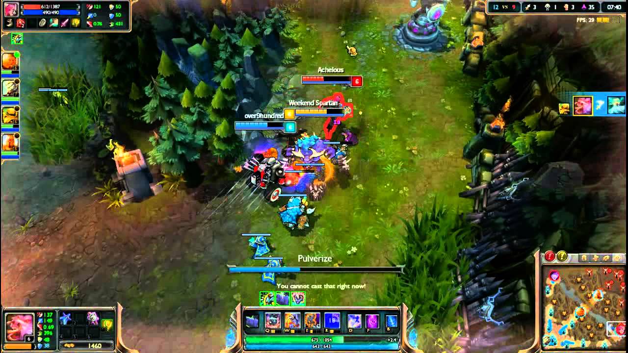 League of Legends - U.R.F Mode Wombo Combo