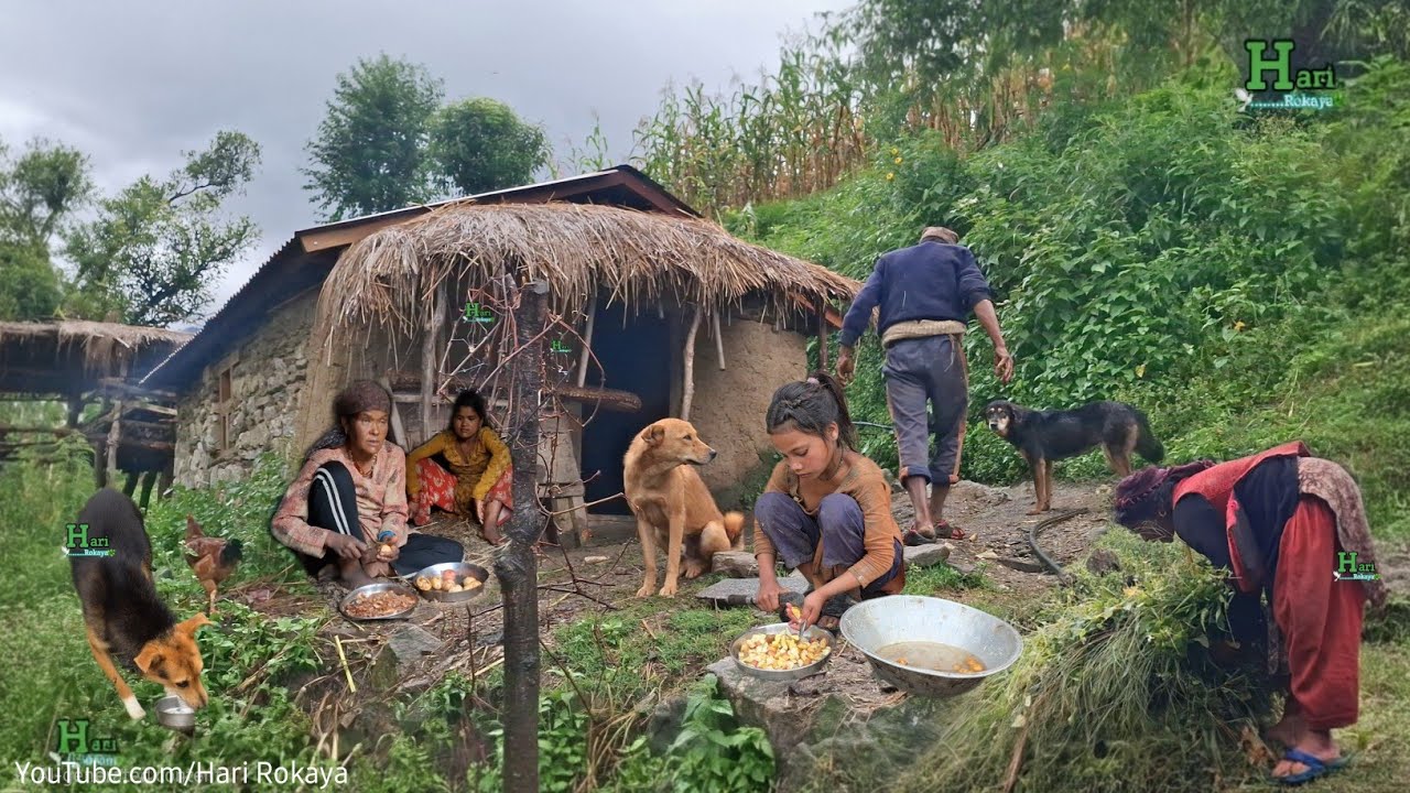 Pure Simple Life in Remote Nepal | Family Living & Daily Work