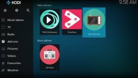 NZ Frieview on Kodi