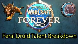 World of Warcraft Forever: Feral Druid Talents for Guardian/Cat/PvP! screenshot 2