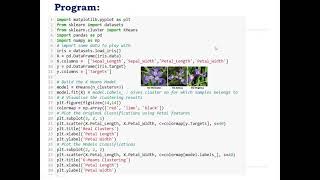 ML Lab -17CSL76- Program 8 -EM & K Means clustering