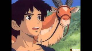 Video thumbnail of "Mononoke hime español (canción de los creditos)"