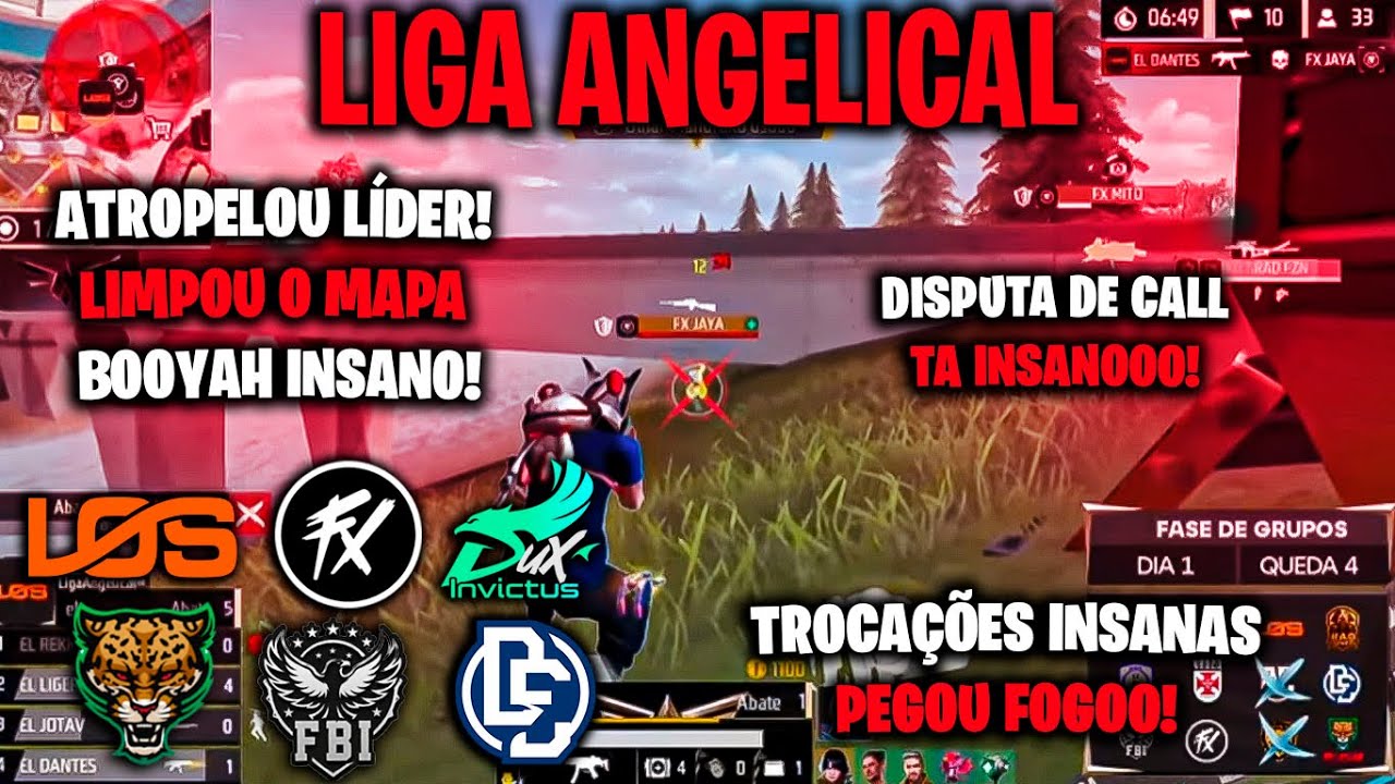ATROPELOU LÍDER! DOLLARS DUX FLUXO FBI RUSH DEUSES! PEGOU FOGO NA ESTREIA DA LIGA ANGELICAL!
