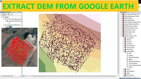 Extraction of DEM from Google Earth