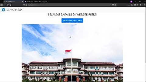 Membuat Web CRUD dengan Laravel dan Bootstrap