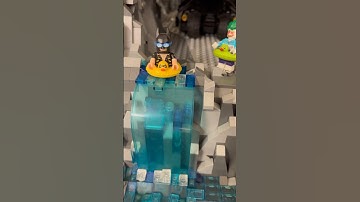 ALMOST A YEAR BUILDING THE LEGO BAT-CAVE🤯 | before and after #lego #legomoc #legoshorts