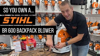 So You Own A...STIHL BR 600 Backpack Blower