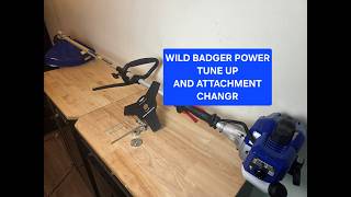 Wild Badger Power Tune up and Attachment Change Model WB26BCI