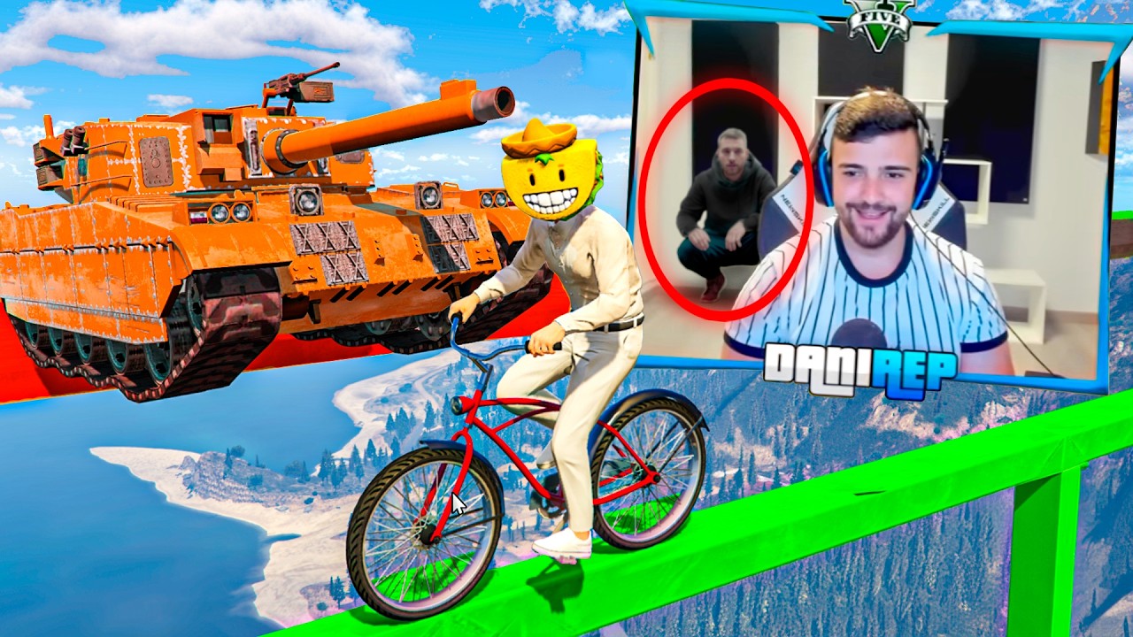 CORRE O TE ATROPELLO EN BICI! ALGUIEN APARECE EN MI HABITACIÓN!! - GTA 5 ONLINE