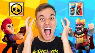 Thumbnail for ИГРАЯ BRAWL STARS VS CLASH ROYALE CHALLENGE!