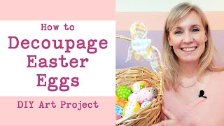 Famous How to Decoupage Easter Eggs DIY Art Project | Sonja's Art Room Wealth