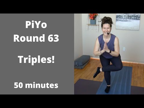 PiYo Round 63 50 min Full Body Mat Workout.