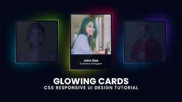 Responsive Card UI Design With Hover Effects | CSS3 Cards