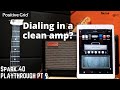 Positive Grid Spark 40 (Part 9) - How To Tweak The Amp Settings (Teisco Checkmate)