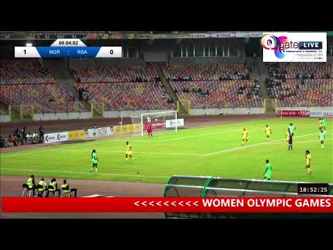 NIGERIA VS SOUTH AFRICA OLYMPICS WORLD CUP QUALIFIER MATCH LIVE FEED CREDIT: NFF TV