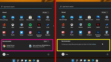 How to Turn Off recent items and newly added apps that show up on Windows 11 start