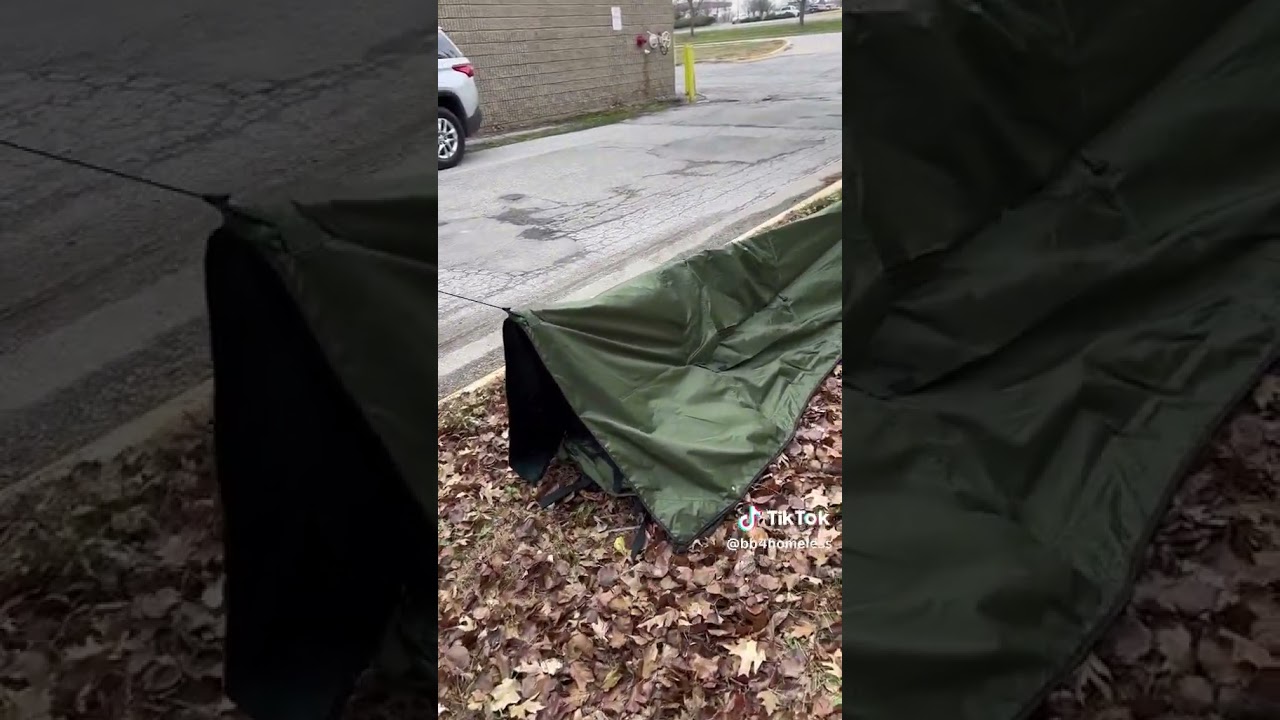 Backpack Bed For Homeless -  A Backpack Bed. Portable shelter for people experiencing homelessness.