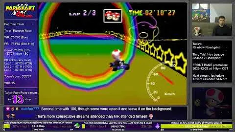 MK64 - RRd (3lap, PAL) - 5'51"58 (NTSC: 4'52"40)