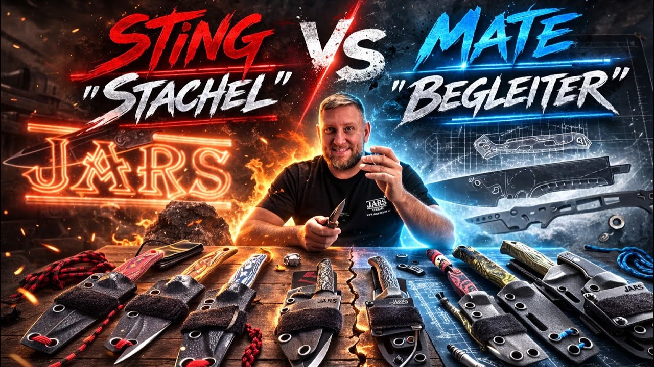 Vergleich: JARS Sting „Stachel“ & Mate „Begleiter“ – Zwei EDC Messer im Check