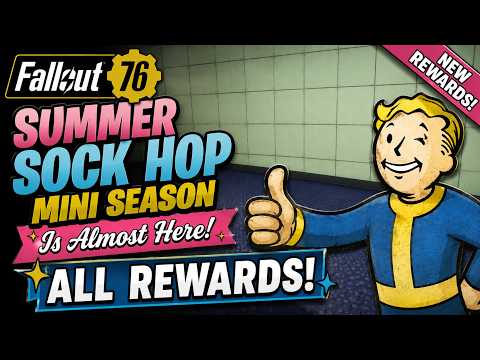 🥈 Summer Sock Hop Mini Season REVEALED! Every Reward & Challenge (Fallout 76)