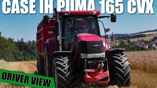 Case IH Puma 165 CVX in cab view - Red 