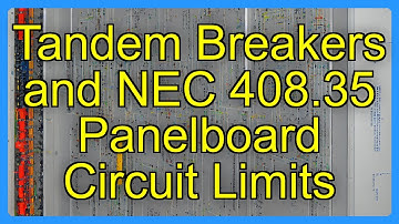 Tandem Breakers and NEC 408.35 Panelboard Circuit Limits