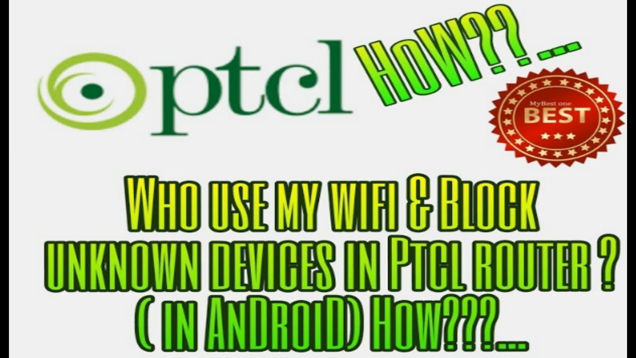 unknown device on router unknown device on router