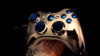 New Silver Chrome And Blue Controller (BIG SELLER)