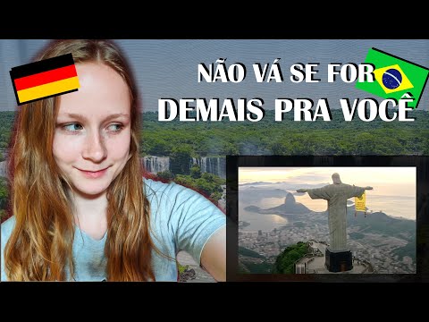 Alemã reagindo a DON'T GO TO BRAZIL ( Não vá para o Brasil )