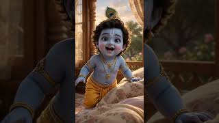Little Krishna. Radhe Radhe #youtubeshorts #krishna #radheradhe #ai #viral #shorts