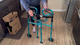 3 in 1 Folding Walker with 5 Front Wheels by Health Line Massage Products Review by NL Dyer 20 views 1 month ago 2 minutes, 21 seconds