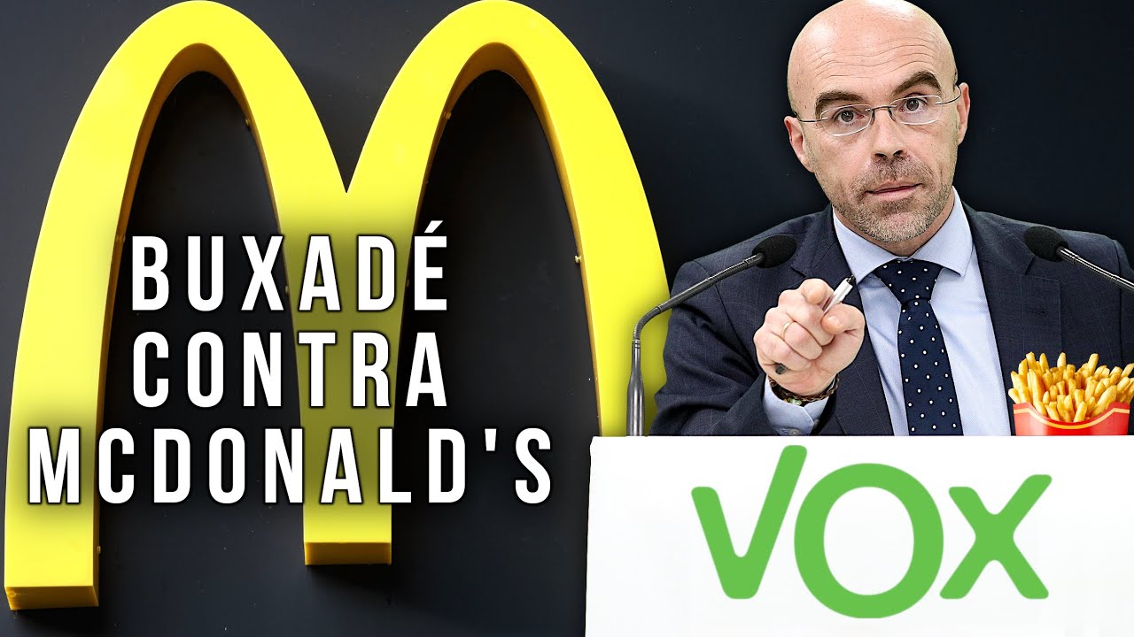 Jorge Buxadé (Vox) contra McDonald's