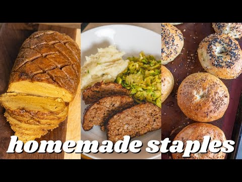 Let39s Make Our Own Staples  Homemade Bagels, Sauerkraut amp Vegan Deli Slices