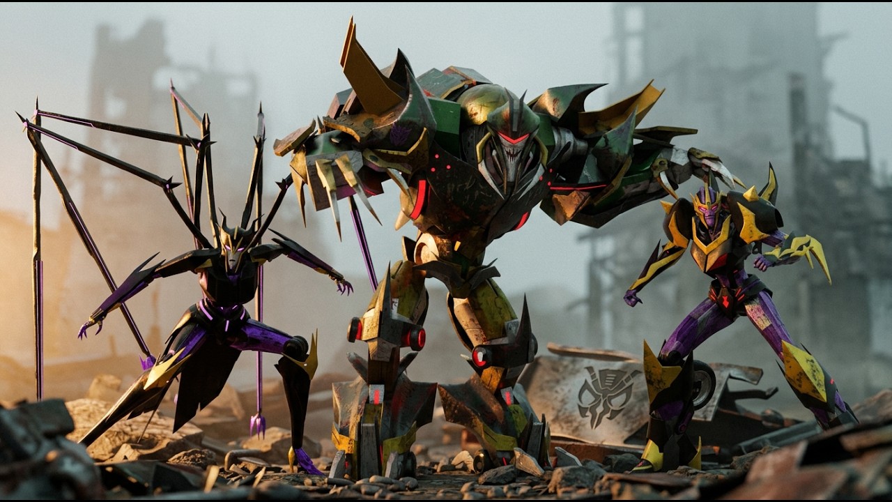 Transformers Prime Dinobots Unleashed Insecticon Teaser Trailer - YouTube