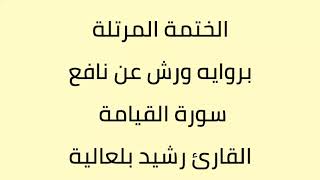 سورة القيامة القارئ رشيد بلعالية